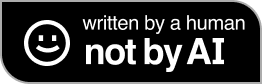 written by a human, not by ai